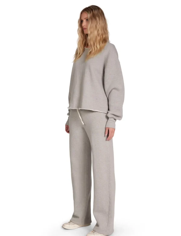Fashion LES TIEN Riley Roll Neck Pullover Heather Grey