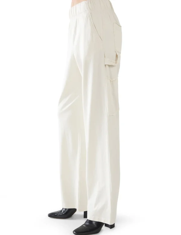 Fashion LES TIEN Rose Classic Carpenter Pant Ivory