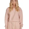 Hot LES TIEN Ryder Crop Crew Mauve