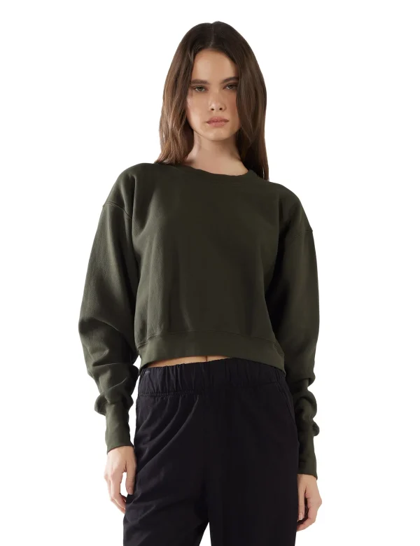 Hot LES TIEN Ryder Crop Crew Forest