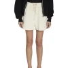 Clearance LES TIEN Serena Scallop Short Ivory