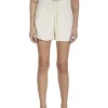 Best LES TIEN Serena Scallop Short Ivory