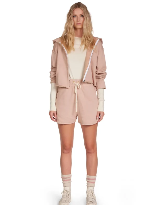 Clearance LES TIEN Serena Scallop Short Mauve