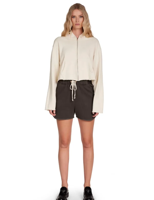 Best LES TIEN Serena Scallop Short Vintage Black