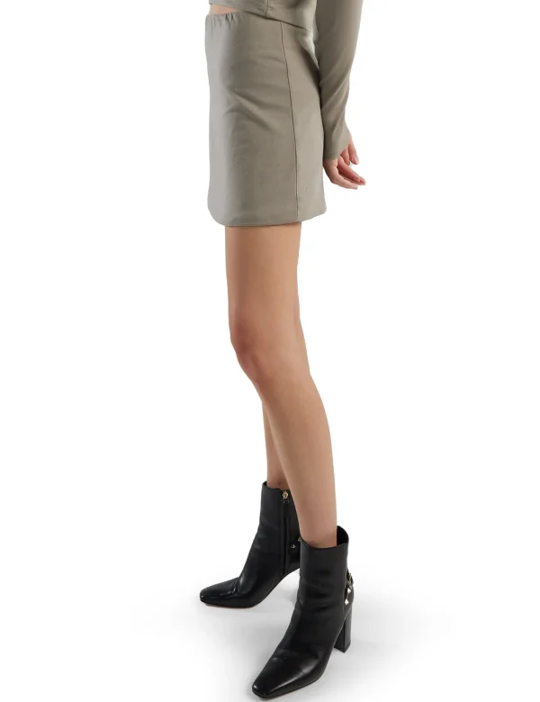 Outlet LES TIEN Shannon Micro Mini Skirt Dove