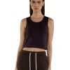 Online LES TIEN Talya Crop Tank Fig