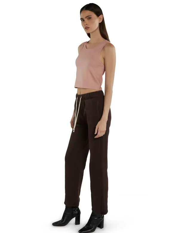 Outlet LES TIEN Talya Crop Tank Smoky Rose