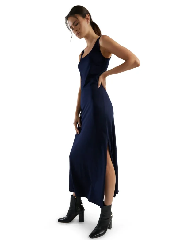 Clearance LES TIEN Tatiana Tank Dress Navy