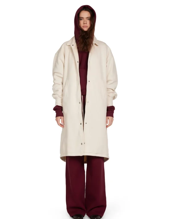 Sale LES TIEN Virginia Oversized Parka Ivory