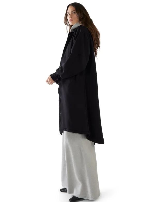 Clearance LES TIEN Virginia Oversized Parka Jet Black