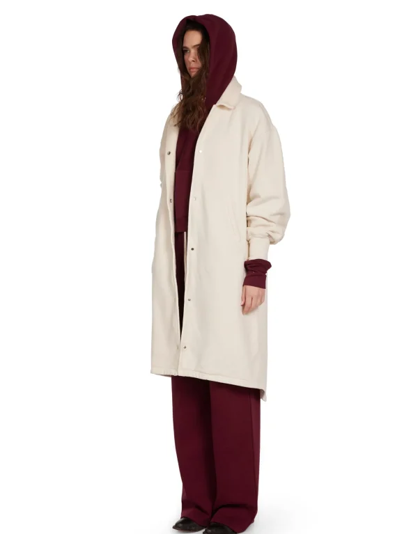 Sale LES TIEN Virginia Oversized Parka Ivory