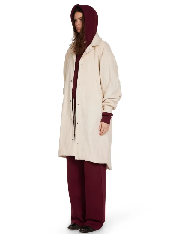 Sale LES TIEN Virginia Oversized Parka Ivory