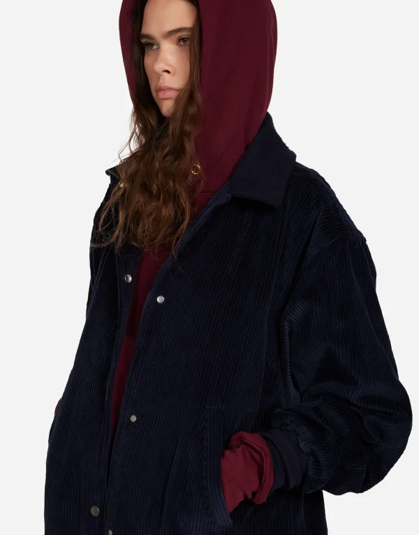 Hot LES TIEN Virginia Oversized Parka Navy