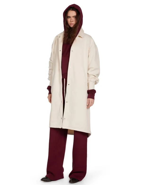 Sale LES TIEN Virginia Oversized Parka Ivory