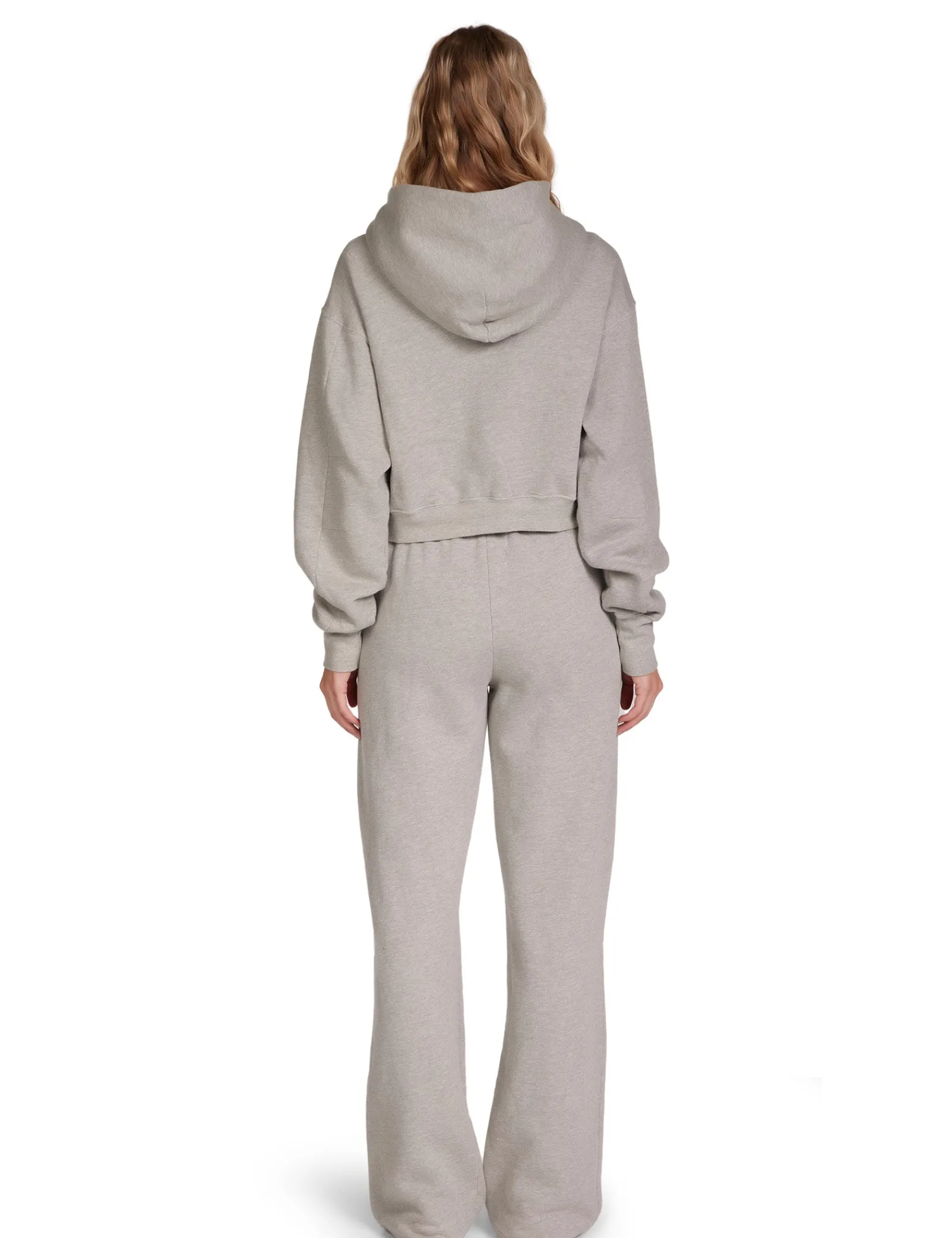 zendaya_crop_zip_hoodie_3.webp Sale LES TIEN Zendaya Crop Zip Hoodie Heather Grey